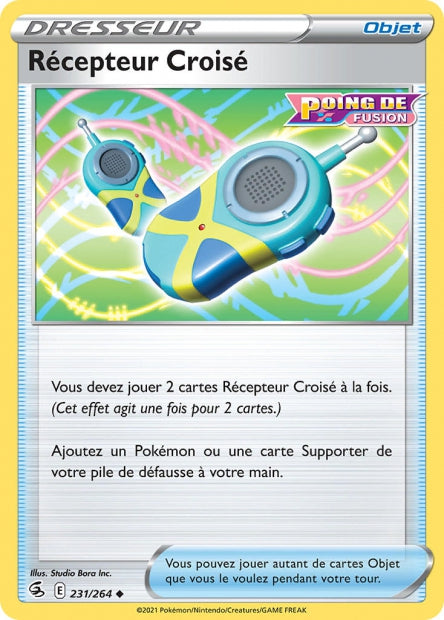 Carte Pokémon Récepteur Croisé 231/264 FST EB08 LorenZone