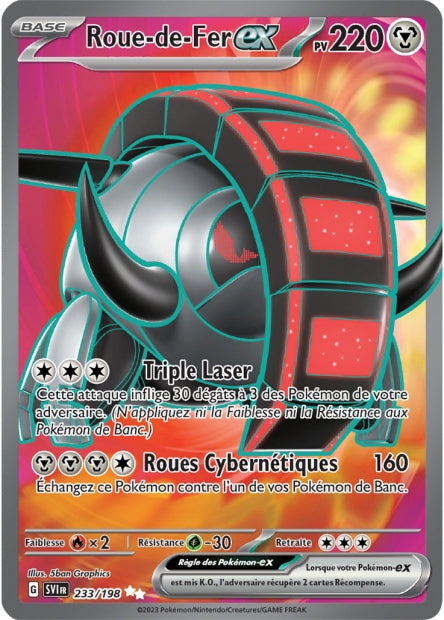 Carte Pokémon Roue-de-Fer EX 233/198 SV1 EV01 LorenZone