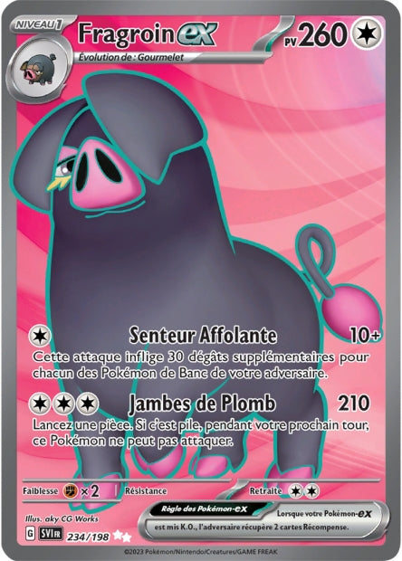 Carte Pokémon Fragroin EX 234/198 SV1 EV01 LorenZone