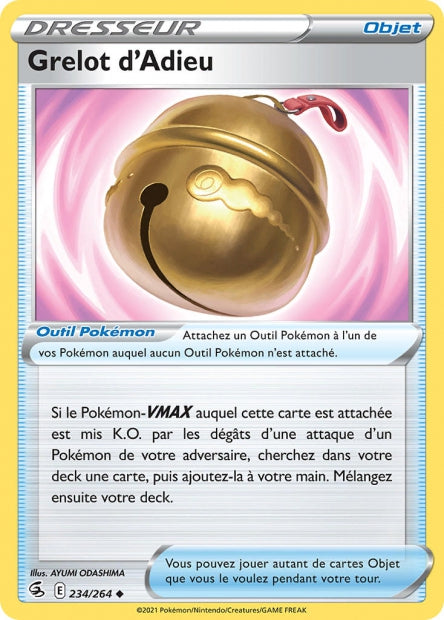 Carte Pokémon Grelot d’Adieu 234/264 FST EB08 LorenZone