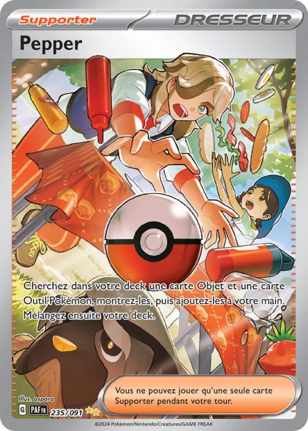 Carte Pokémon Pepper 235/091 Destinees de Palea EV4_5 LorenZone