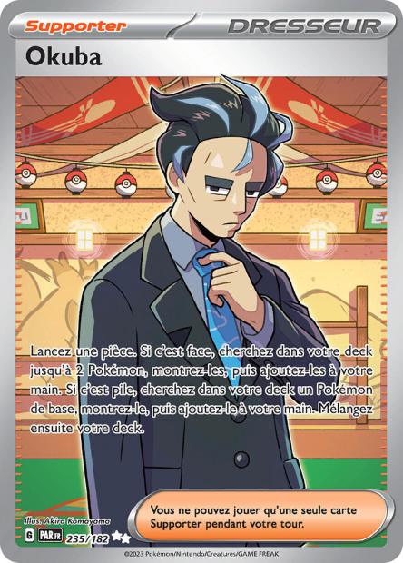 Carte Pokémon Okuba 235/182 PAR Faille Paradoxe EV04 Neuf FR LorenZone