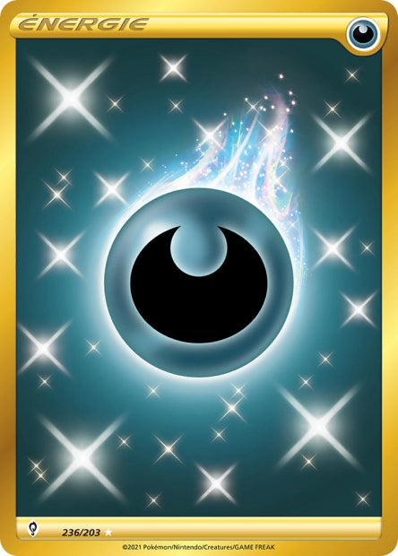 Carte Pokémon Énergie Obscurité 236/203 EVS EB07 LorenZone
