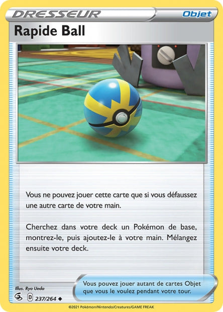 Carte Pokémon Rapide Ball 237/264 FST EB08 LorenZone