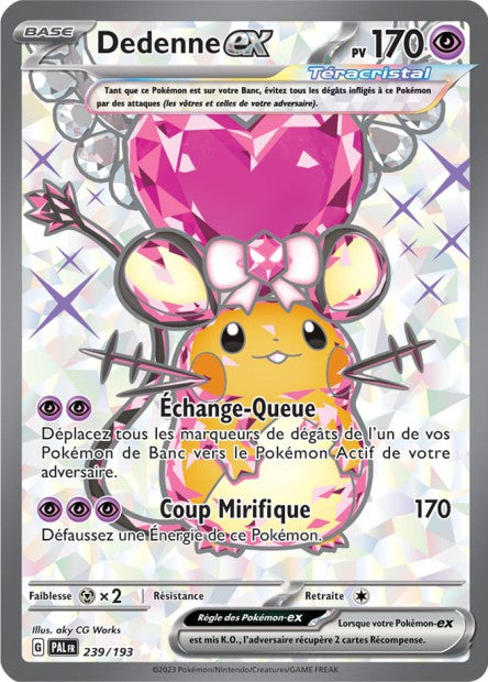 Carte Pokémon Dedenne EX 239/193 PAL EV02 LorenZone