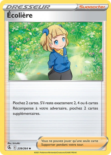 Carte Pokémon Écolière 239/264 FST EB08 LorenZone
