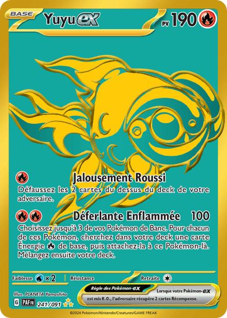 Carte Pokémon Yuyu EX 241/091 Destinees de Palea EV4_5 LorenZone
