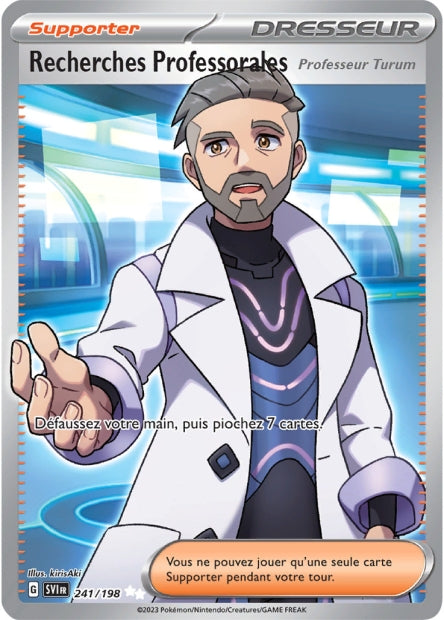 Carte Pokémon Recherches Professorales 241/198 SV1 EV01 LorenZone