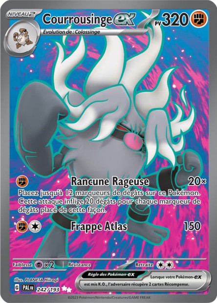 Carte Pokémon Courrousinge EX 242/193 PAL EV02 LorenZone