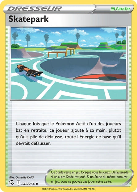 Carte Pokémon Skatepark 242/264 FST EB08 LorenZone