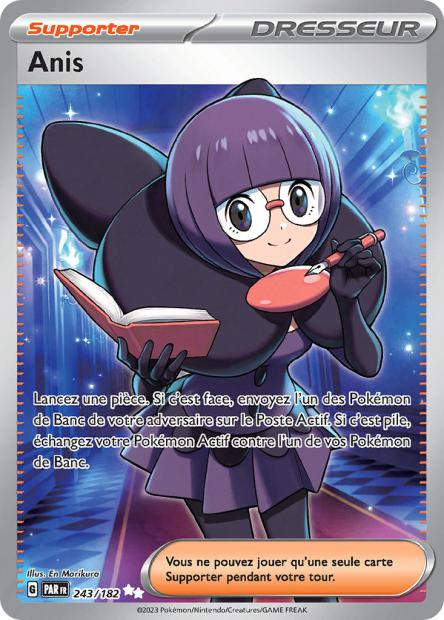 Carte Pokémon Anis 243/182 PAR Faille Paradoxe EV04 Neuf FR LorenZone