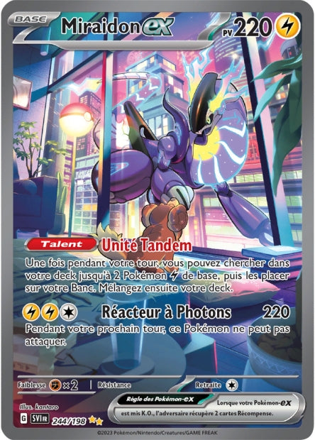 Carte Pokémon Miraidon EX 244/198 SV1 EV01 LorenZone