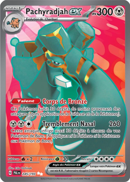 Carte Pokémon Pachyradjah EX 245/193 PAL EV02 LorenZone