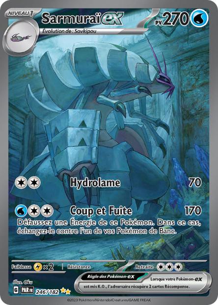 Carte Pokémon Sarmuraï EX 246/182 PAR Faille Paradoxe EV04 Neuf FR LorenZone