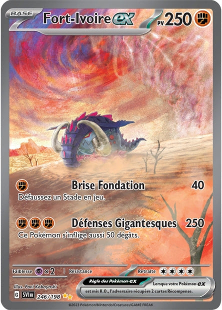 Carte Pokémon Fort-Ivoire EX 246/198 SV1 EV01 LorenZone