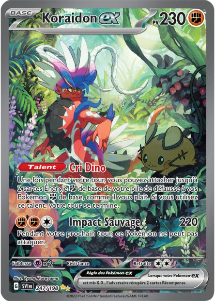 Carte Pokémon Koraidon EX 247/198 SV1 EV01 LorenZone