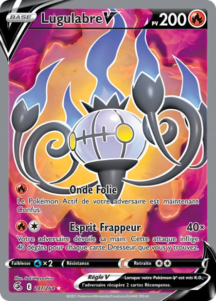 Carte Pokémon Lugulabre V 247/264 FST EB08 LorenZone