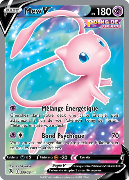 Carte Pokémon Mew V 250/264 FST EB08 LorenZone