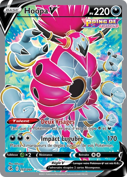 Carte Pokémon Hoopa V 253/264 FST EB08 LorenZone