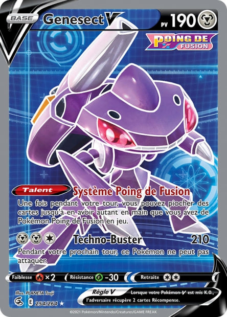 Carte Pokémon Genesect V 254/264 FST EB08 LorenZone