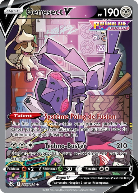 Carte Pokémon Genesect V 255/264 FST EB08 LorenZone