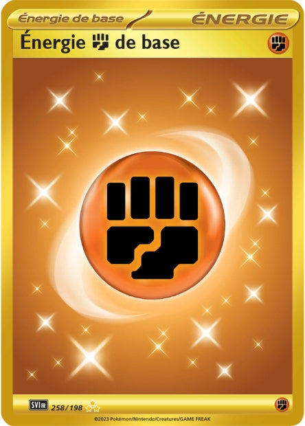 Carte Pokémon Énergie Combat de base 258/198 SV1 EV01 LorenZone