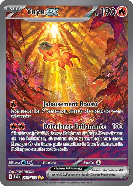 Carte Pokémon Yuyu EX 259/193 PAL EV02 LorenZone