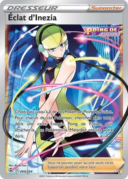 Carte Pokémon Éclat d’Inezia 260/264 FST EB08 LorenZone