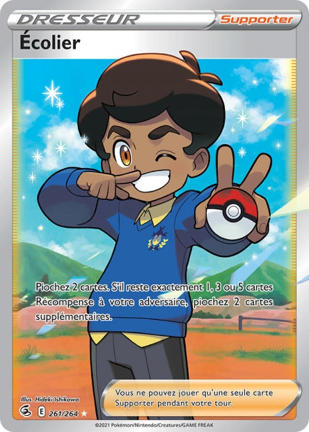 Carte Pokémon Écolier 261/264 FST EB08 LorenZone