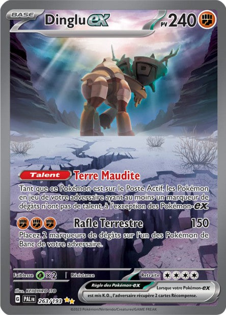 Carte Pokémon Dinglu EX 263/193 PAL EV02 LorenZone