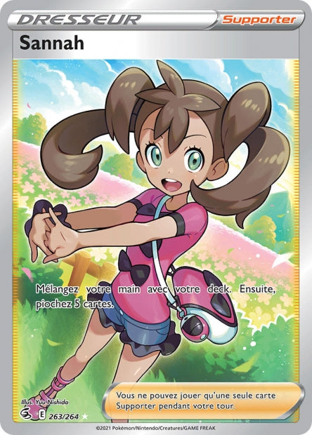 Carte Pokémon Sannah 263/264 FST EB08 LorenZone