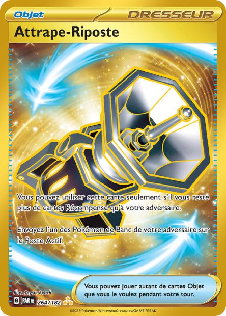 Carte Pokémon Attrape Riposte 264/182 PAR Faille Paradoxe EV04 Neuf FR LorenZone