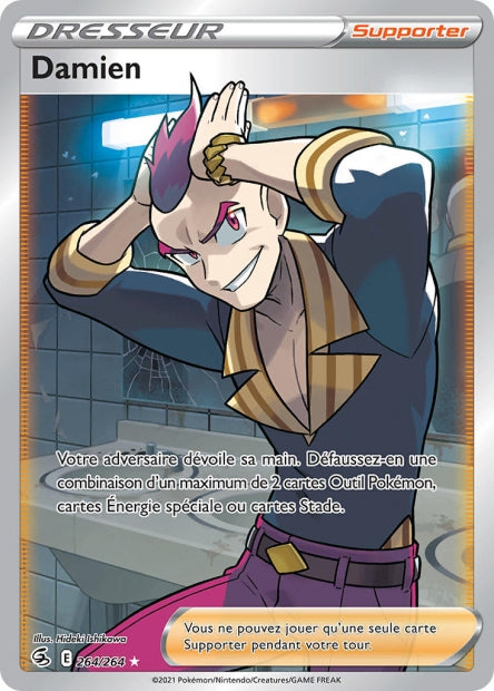 Carte Pokémon Damien 264/264 FST EB08 LorenZone