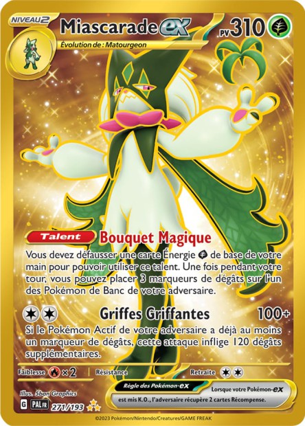 Carte Pokémon Miascarade EX 271/193 PAL EV02 LorenZone