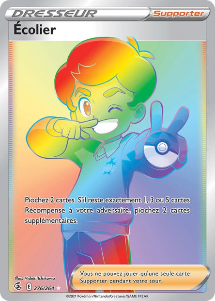 Carte Pokémon Écolier 276/264 FST EB08 LorenZone