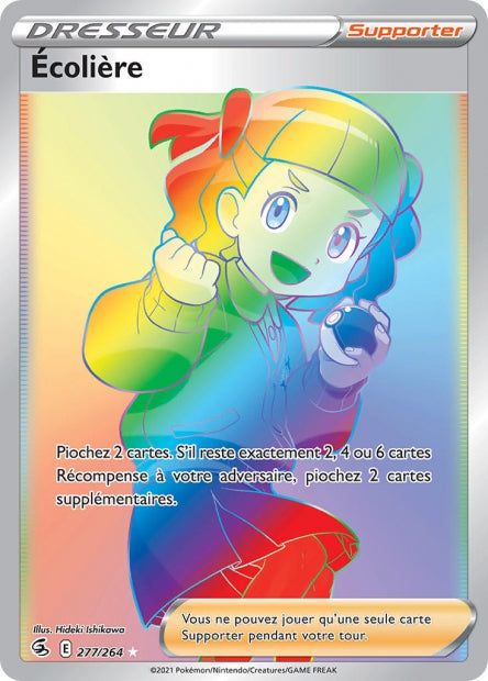 Carte Pokémon Écolière 277/264 FST EB08 LorenZone
