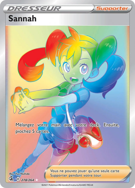 Carte Pokémon Sannah 278/264 FST EB08 LorenZone