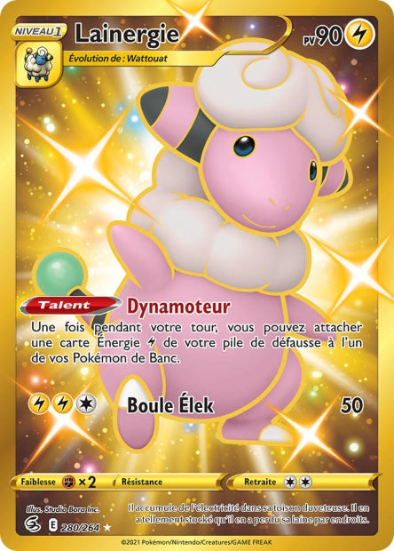 Carte Pokémon Lainergie 280/264 FST EB08 LorenZone