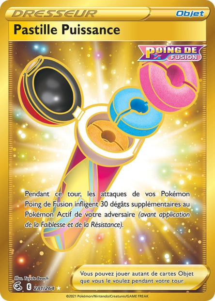 Carte Pokémon Pastille Puissance 281/264 FST EB08 LorenZone
