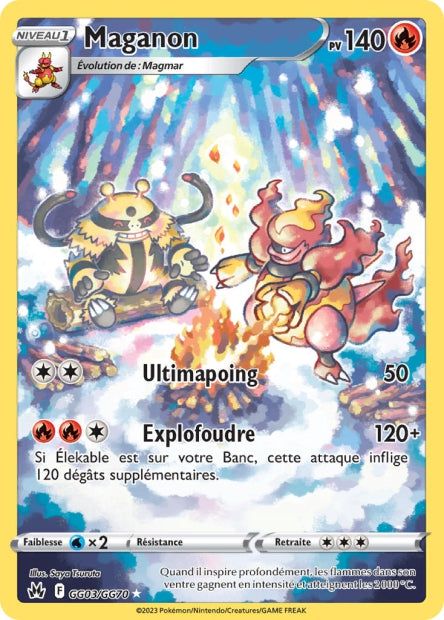 Carte Pokémon Maganon GG03/GG70 CRZ Epee et Bouclier EB12_5 Neuf FR LorenZone