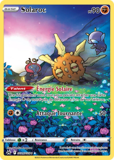 Carte Pokémon Solaroc GG15/GG70 CRZ Epee et Bouclier EB12_5 Neuf FR LorenZone