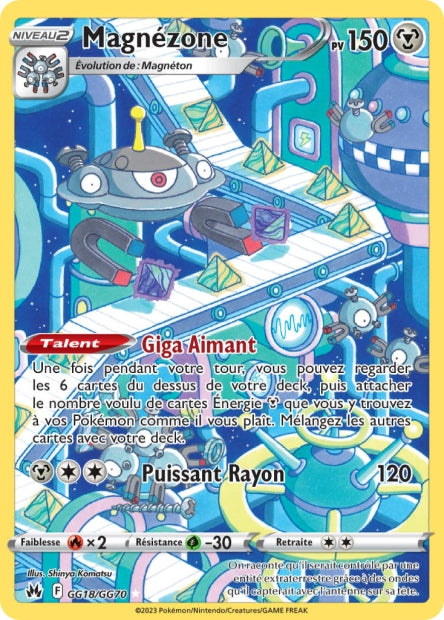 Carte Pokémon Magnézone GG18/GG70 CRZ Epee et Bouclier EB12_5 Neuf FR LorenZone