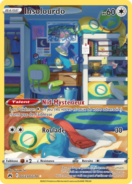 Carte Pokémon Insolourdo GG23/GG70 CRZ Epee et Bouclier EB12_5 Neuf FR LorenZone