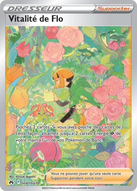 Carte Pokémon Vitalité de Flo GG61/GG70 CRZ Epee et Bouclier EB12_5 Neuf FR LorenZone