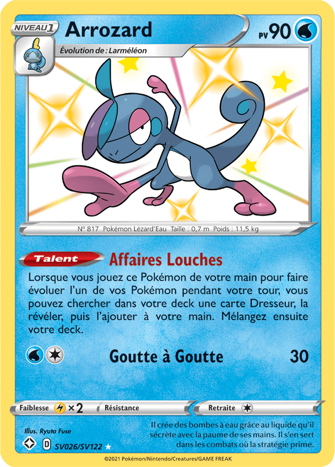 Carte Pokémon Arrozard SV026/SV122 SWSH45 Destinées Radieuses EB4_5 Neuf FR LorenZone