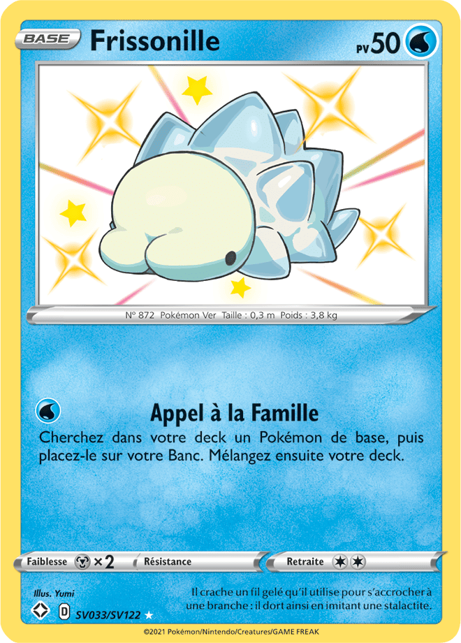 Carte Pokémon Frissonille SV033/SV122 SWSH45 Destinées Radieuses EB4_5 Neuf FR LorenZone
