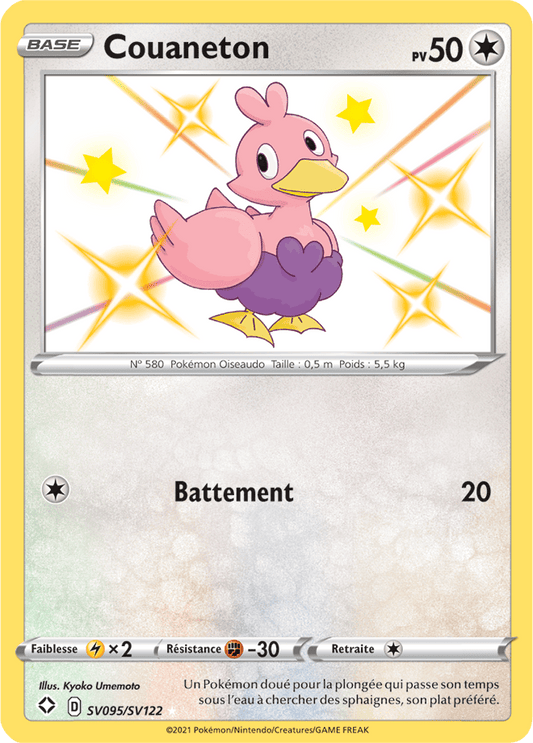 Carte Pokémon Couaneton SV095/SV122 SWSH45 Destinées Radieuses EB4_5 Neuf FR LorenZone