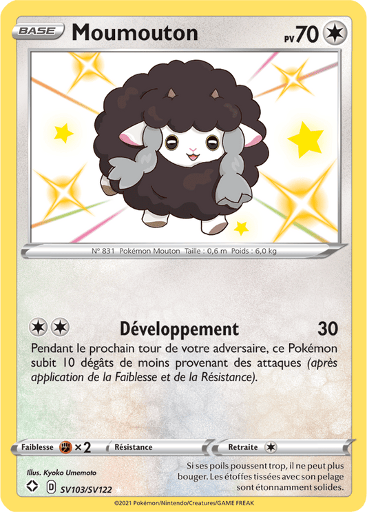 Carte Pokémon Moumouton SV103/SV122 SWSH45 Destinées Radieuses EB4_5 Neuf FR LorenZone
