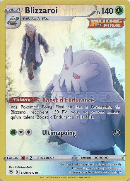 Carte Pokémon Blizzaroi TG01/TG30 ASR Astres Radieux EB10 Neuf FR LorenZone