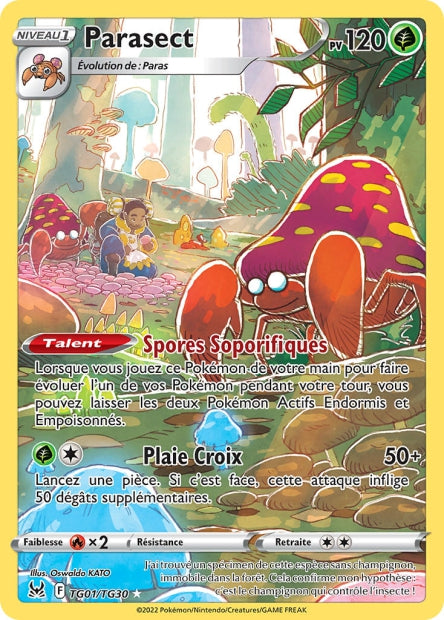 Carte Pokémon Paras TG01/TG30 LOR Origine Perdue EB11 Neuf FR LorenZone